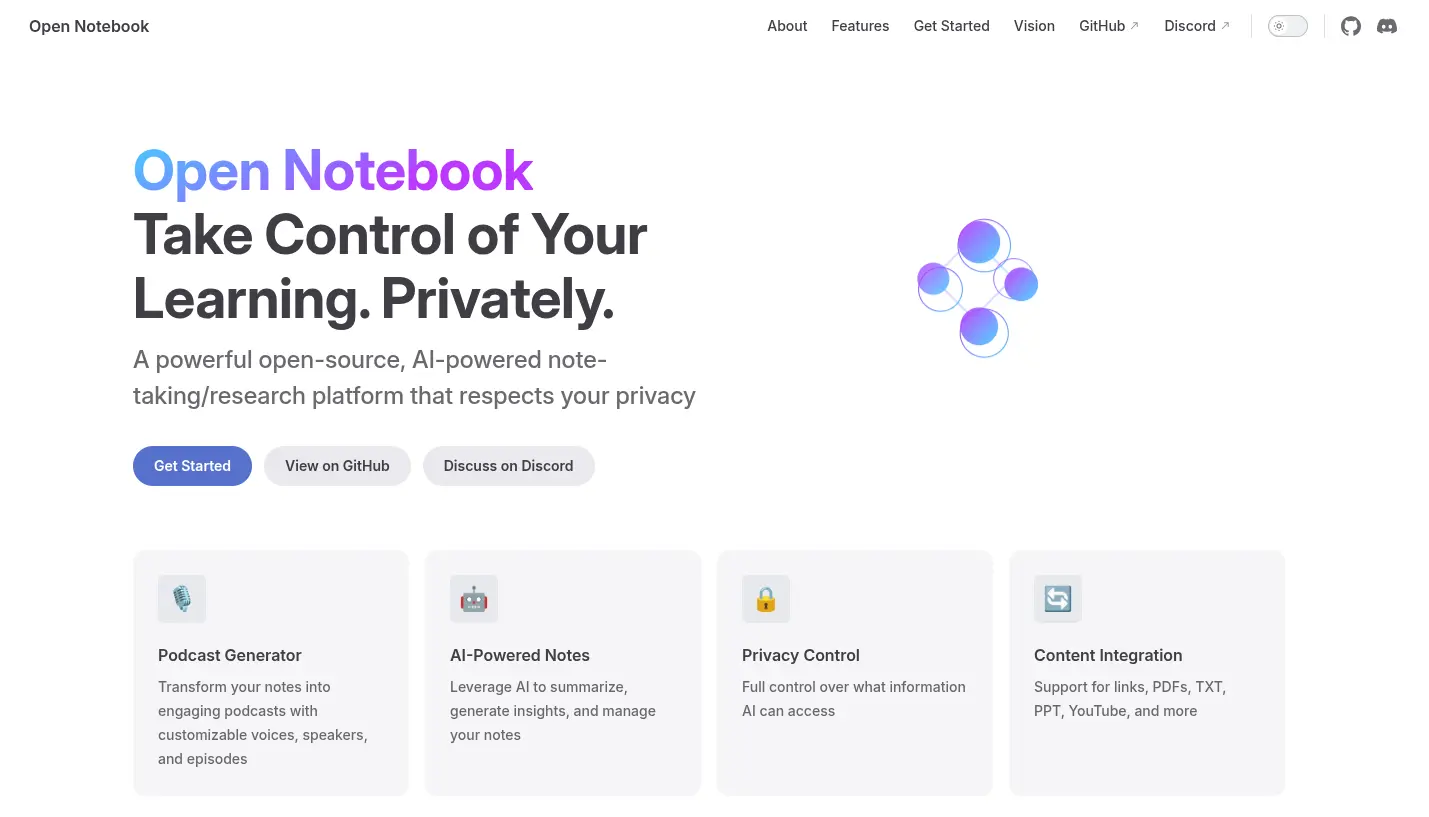 Open Notebook